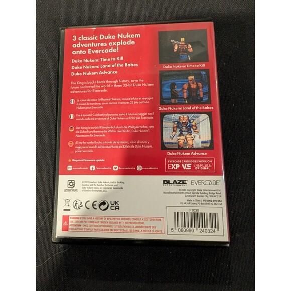 Evercade Duke Nukem Collection 2 – Complete Mint– Dual Game Cartridge - Picture 3 of 3